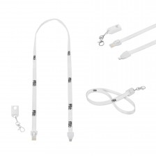 2-in-1 Lanyard USB Charging and Data Cable